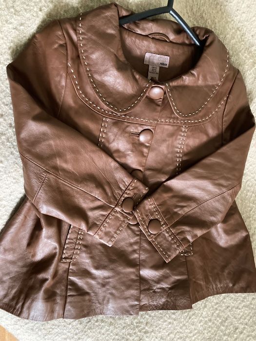 H&M-Дамско яке от естествена кожа