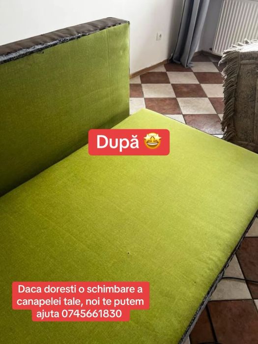Curățare/igienizare canapele, saltele, fotolii