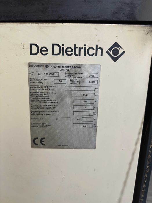 Котел на твърдо гориво De Dietrich 44kw