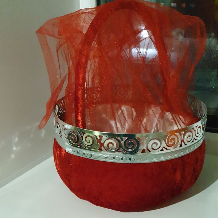 Продам коржын из синего бархата.