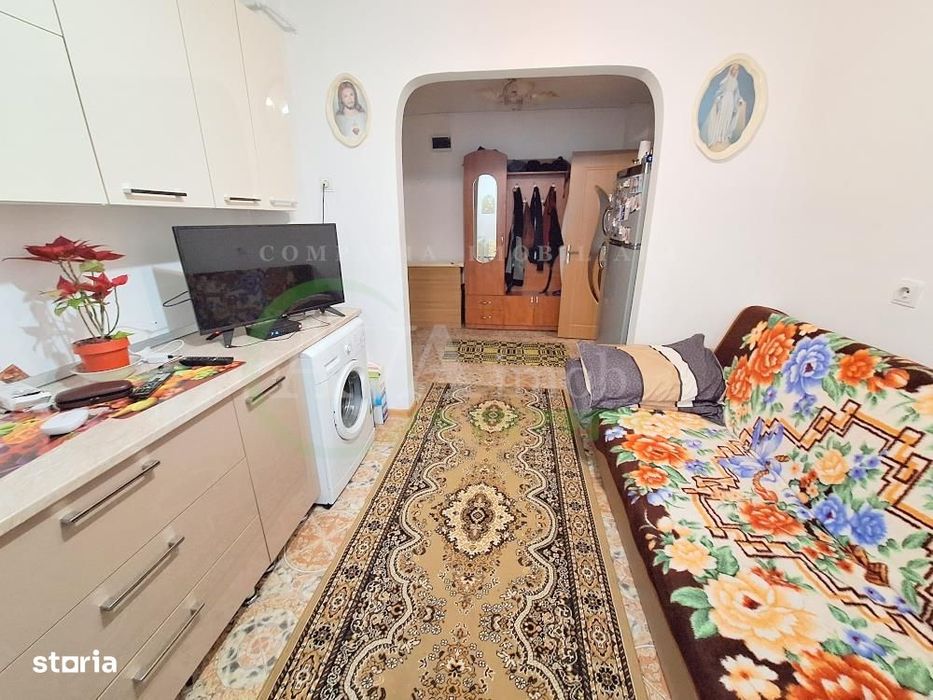 Apartament 2 camere+balcon de 8.5 mp, Mobilat, zona Nord
