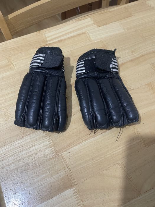 Перчатки ММА кожа