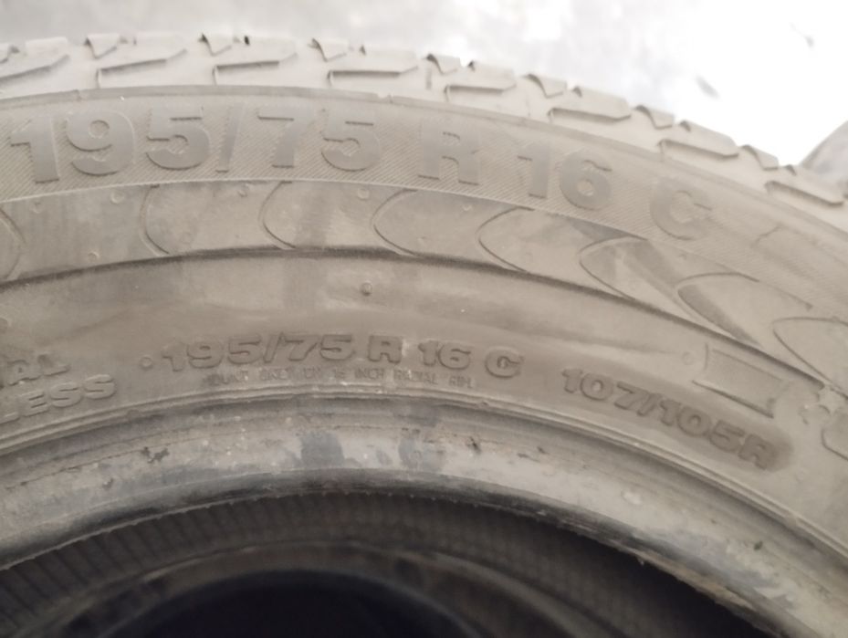 Продам резину б/у 195*75*R16C