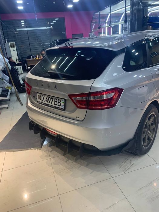 Lada Vesta tuning. Сплитеры Обвес для Лады Vesta