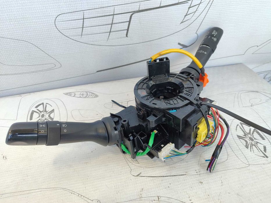Ansamblu manete comenzi volan + spiră Toyota Prius XW30 17F060 2012 / [2009-2015] / (5B3)