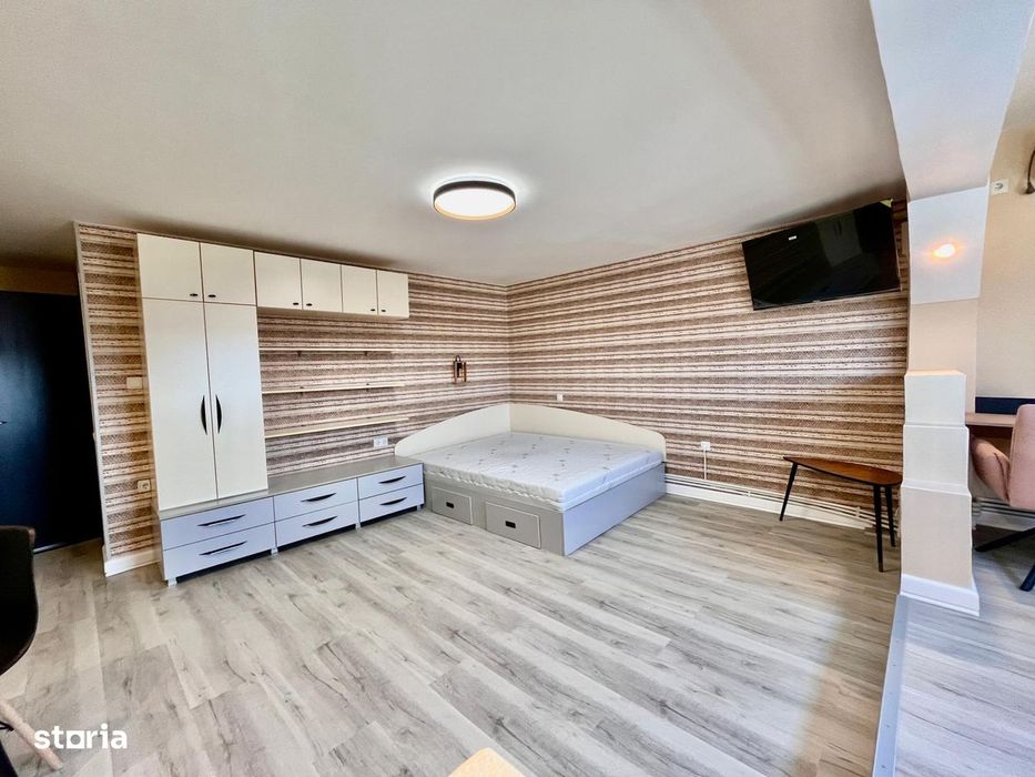 Apartament de inchiriat, o camera, Open space, 42 mp, Nicolina