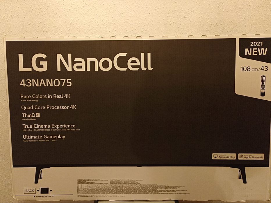 Smart TV LG-43NANO75, UHD(4K), NOU,