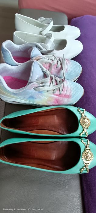 Vând balerini piele 35lei adidasi skechers, măr 36, 150lei