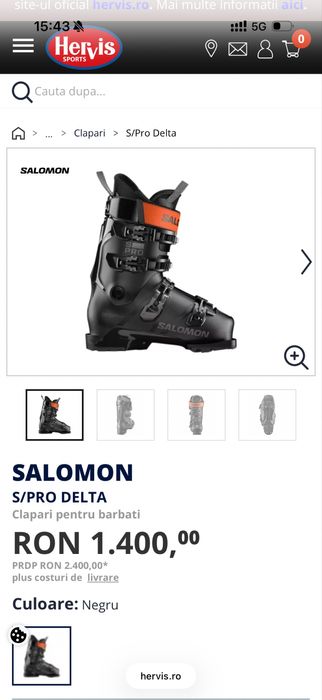 Clapari Salomon S Pro Delta flex 100