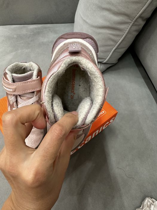Теплые ботинки на девочку