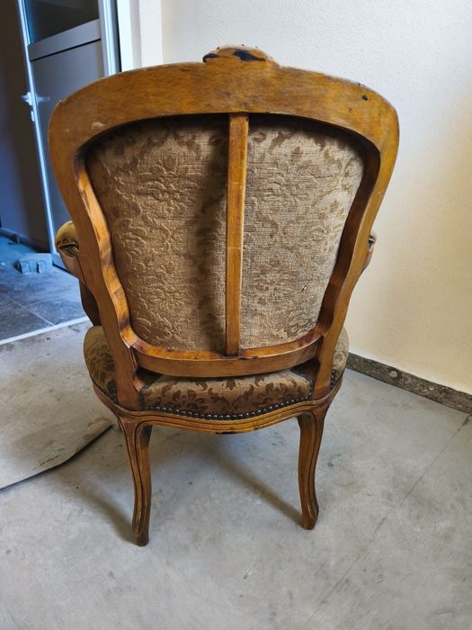 4 броя стари, френски  кресла и още барокови ,френски мебели