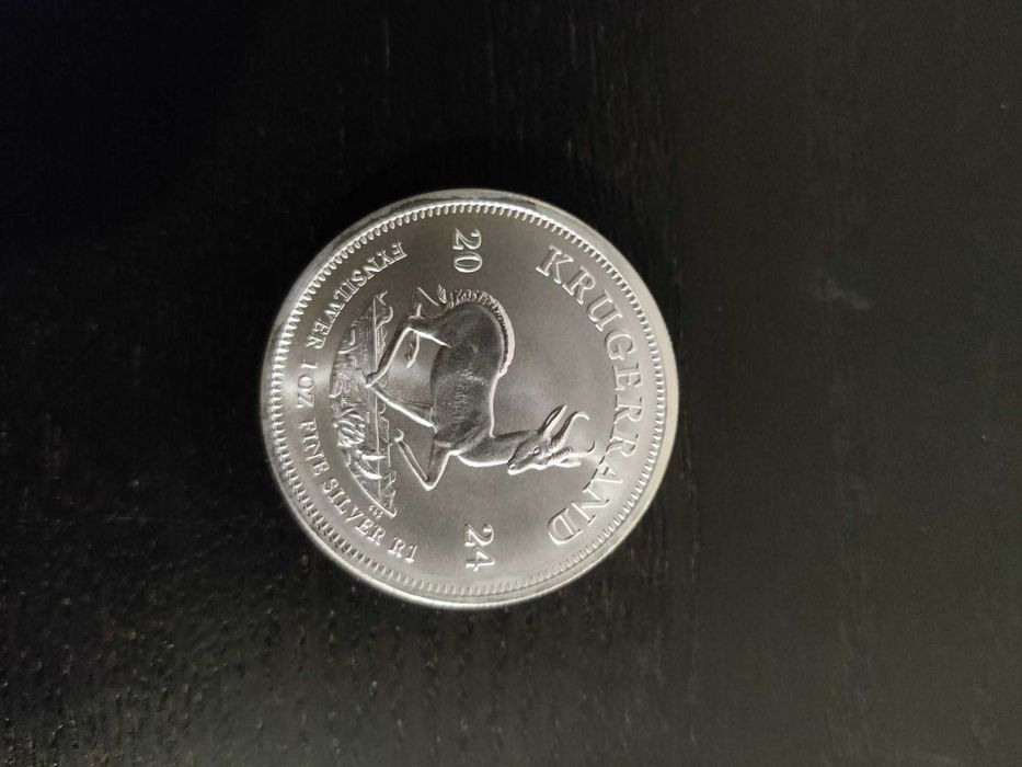 Monede argint 1 uncie .999 fin Krugerrand - lot 25 buc. si Vultur American - lot 32 buc.
