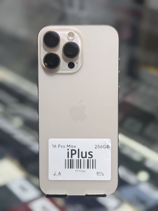 230$ boshlang’ich tolov 16 Pro Max 256Gb desert