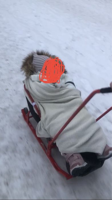 Санка с колесами