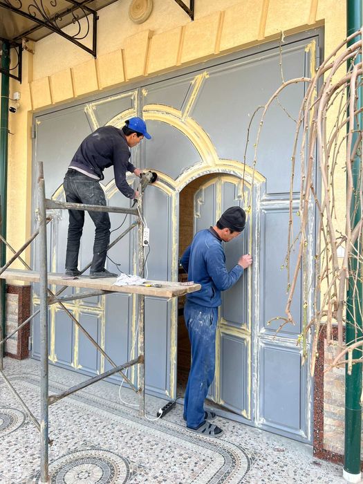 ворота решётка перила оргождения навес лексан naves reshotka darvoza