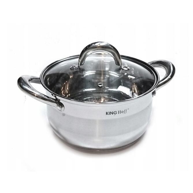 Set de 4 oale cu capac, inox, dimensiuni 16,18,20,24 cm, fund termic