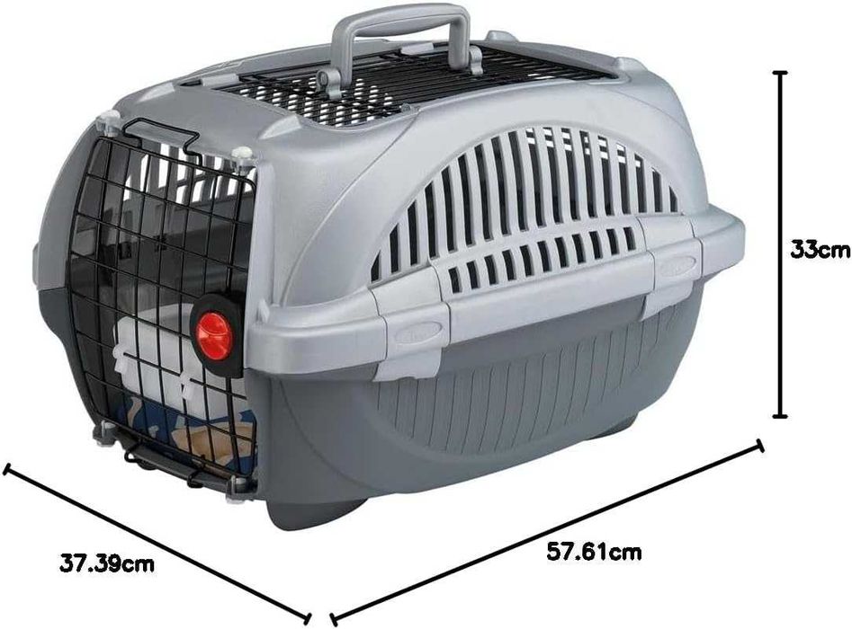 Ferplast Cusca transport animale mici  Atlas 20 Deluxe Open , 37,4 x 57,6 x h 33 cm