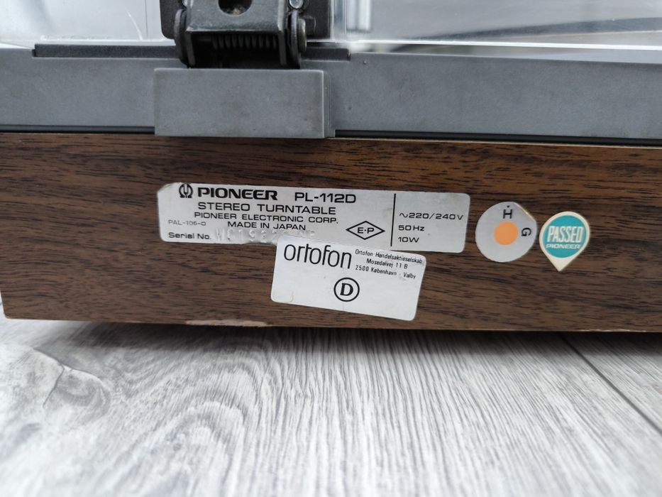 Pickup Pioneer PL-112D