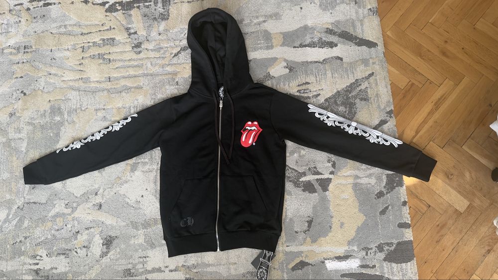 Chrome Hearts x Rolling Stones Zip Up Hoodie