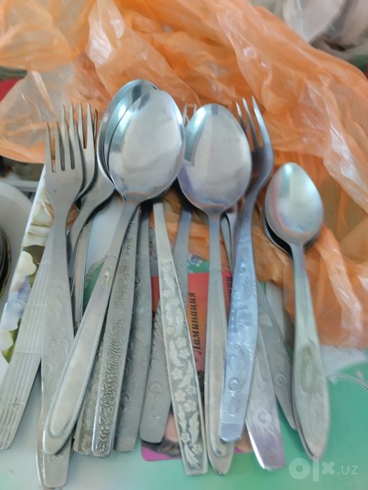 Vilka, qoshiq va kofemolka
