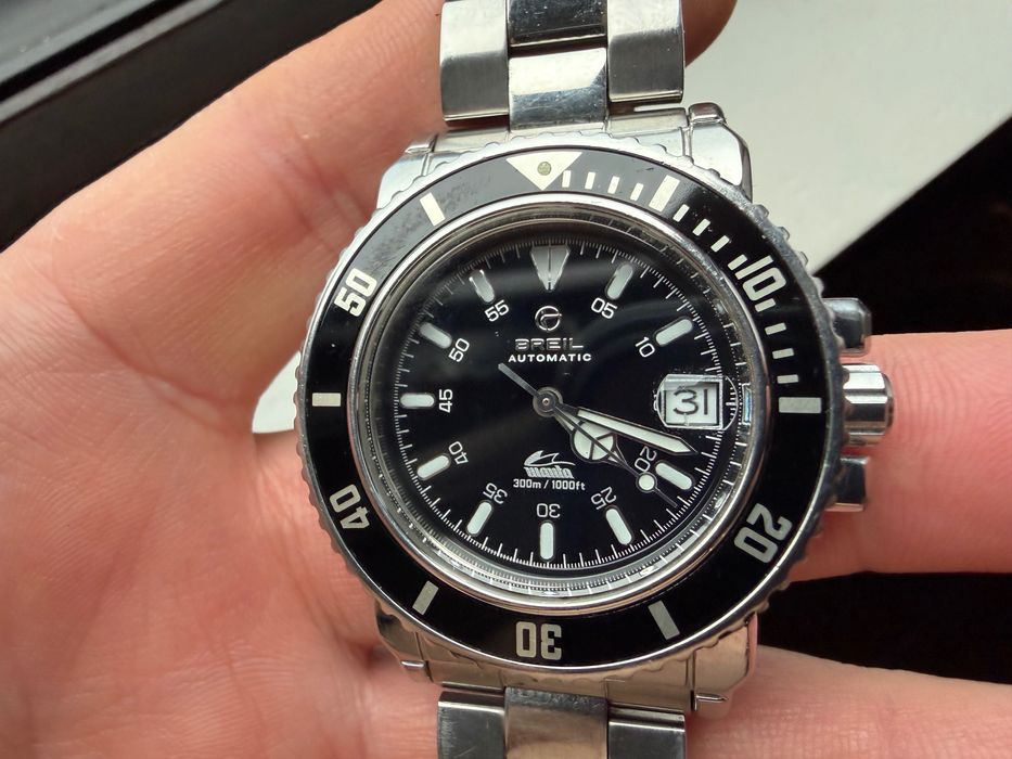 Vand Breil Manta Diver la 300m - Automatic - De Colectie - Ca Nou!