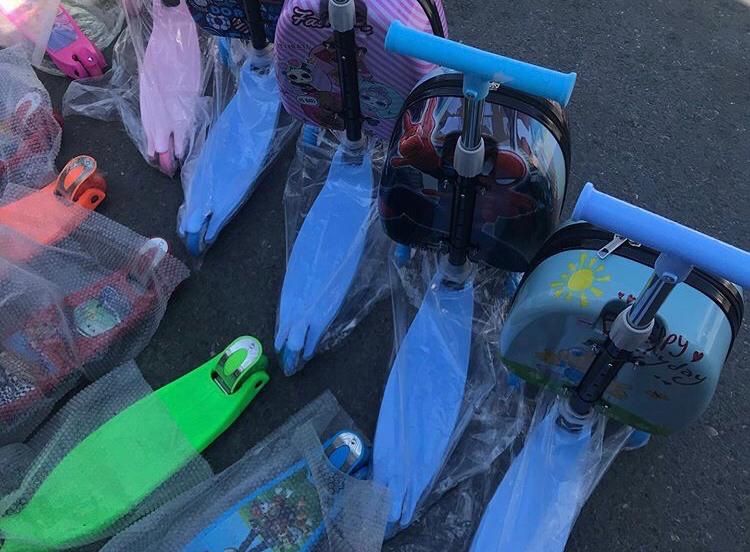 Самокаты с рюкзачком