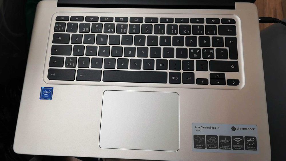 Acer Chromebook 14 CB3-431 – Auriu 32GB Intel N3060 Estetic impecabil