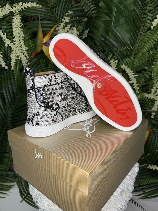 Christian Louboutin High Phyton White