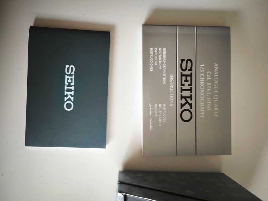 Часовник  - Seiko SSB377P1 Chronograph - син