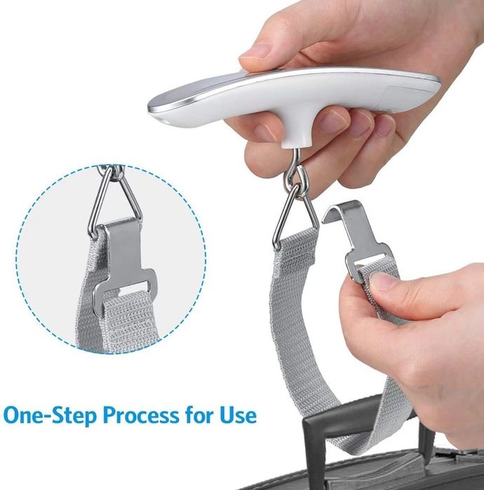 Мини весы тороз багажные ручные 50 кг торговые базарные чемодан сумка