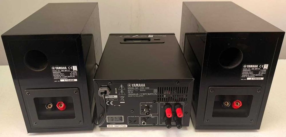 Amplificator Yamaha MCR-332 - PianoCraft cu boxe Black Premium