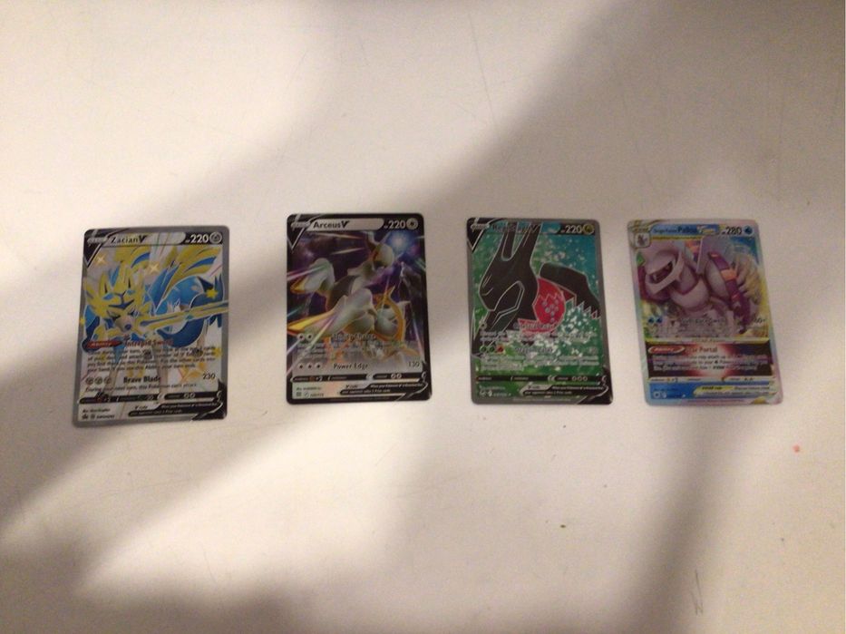 Zacian V + Arceus V + Regidrago V + Palkia V star