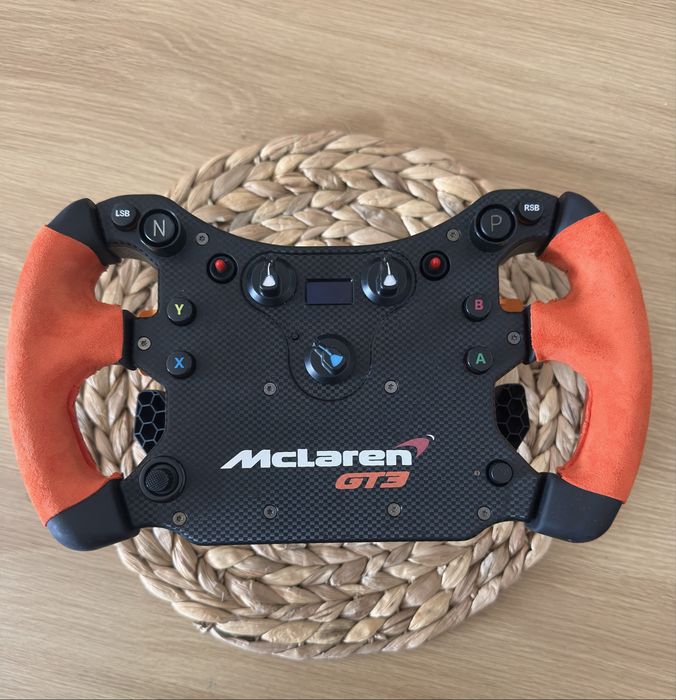 Volan Fanatec CSL McLaren GT3 Steering Wheel QR2 Alcantara