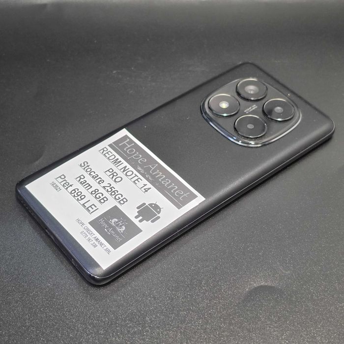 HOPE AMANET P8 Redmi Note 14 Pro 256 gb 8 gb ram