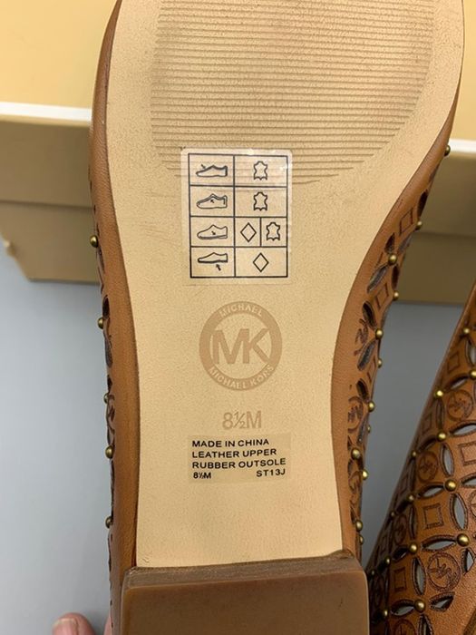 Новые кожаные лоферы Michael kors