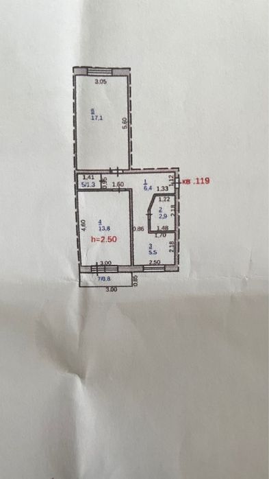 Продам 2-х комнатную квартиру
