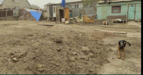 Земельный участок в городе.