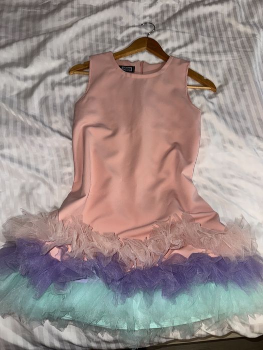 Дамска рокля с тюл