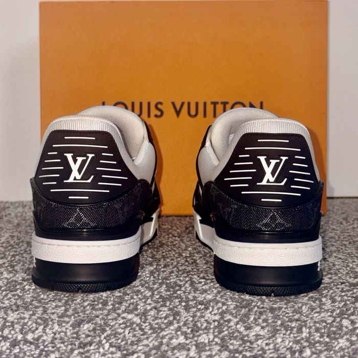 #REDUCERE# Louis Vuitton Trainer Black #Verificare Colet#