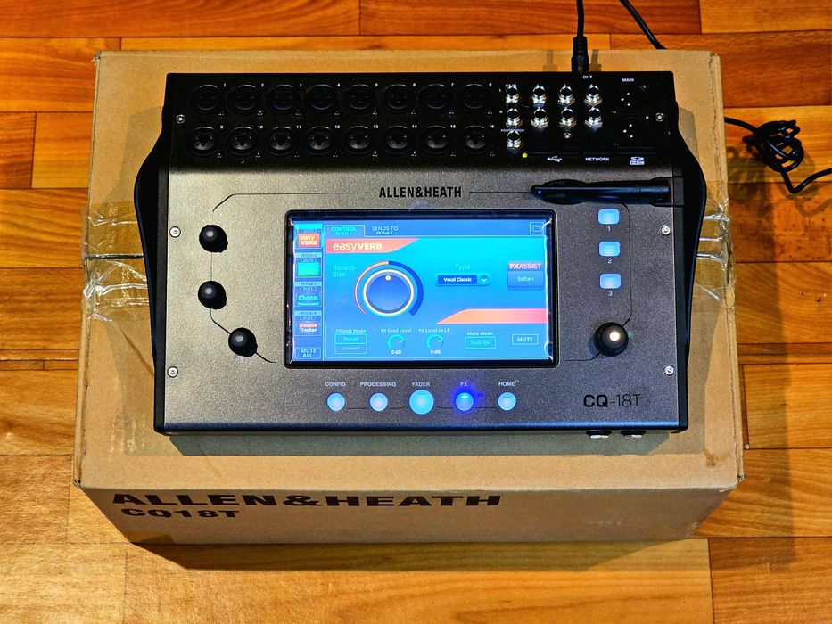 Новый цифровой микшерный пульт ALLEN&HEATH CQ18T