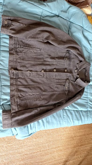 Дънково яке Jack & Jones, черно. Размер L