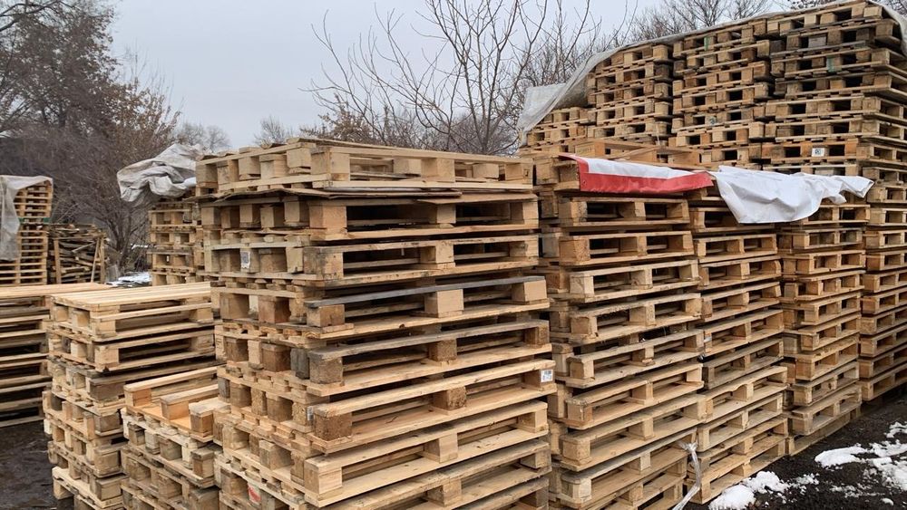 Приём поддонов и паллет