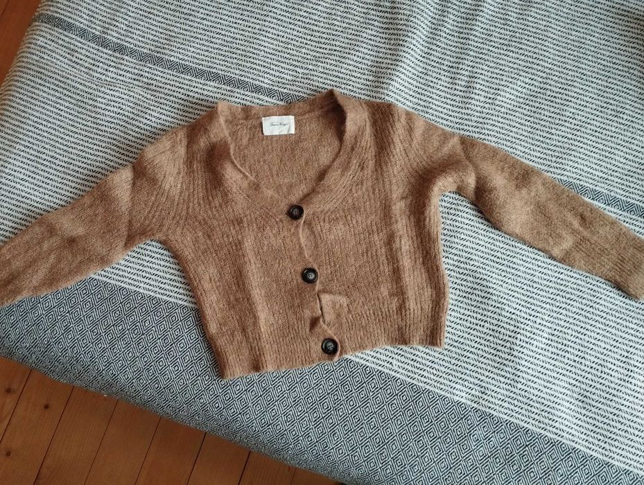 Жилетка с вълна в състава - размер XS/S