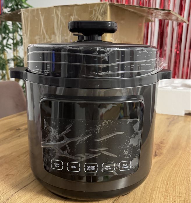 Oala gatit 6L, 1000w, One Pote noua, nefolosita, neagra