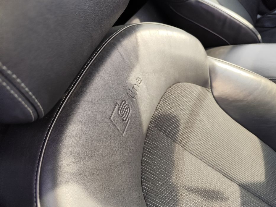 Scaune sline audi A6 4G. Interior sline semi piele audi A6 C7 4G