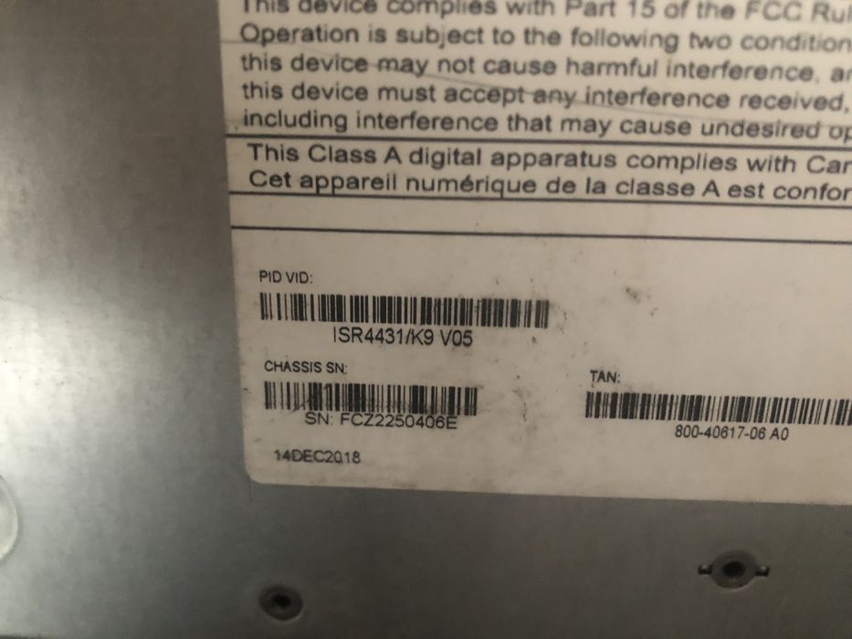 Маршрутизатор Cisco ISR4431/K9
