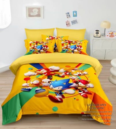 Squid, stitch, sonicModele noi
159 lei 
Pentru pat dublu
6 piese