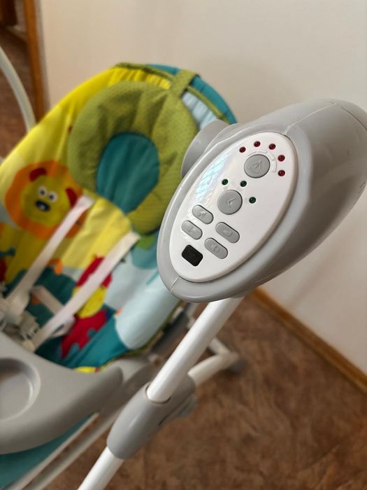 Детский Электрокачели 102 зеленый