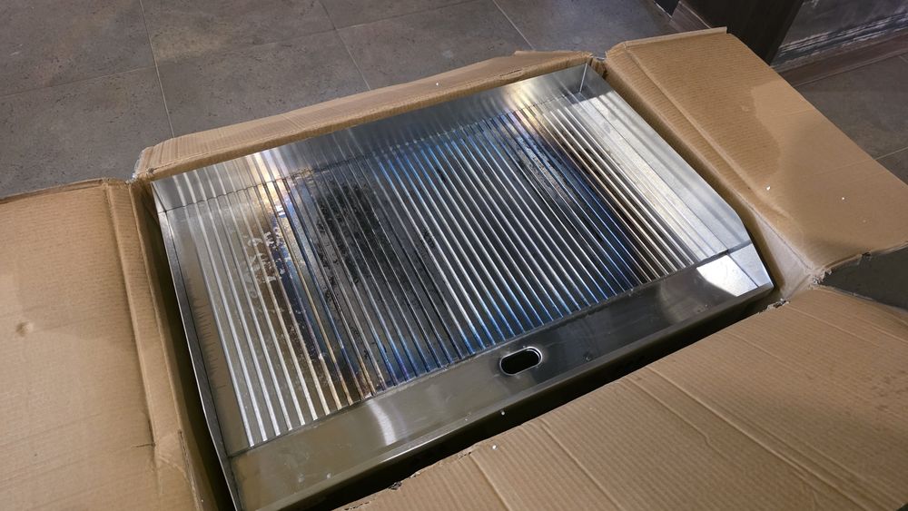 Оребрена скара на газ