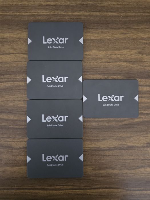 5шт. SSD SATA Lexar 256gb 100%